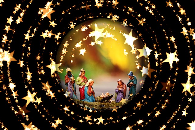 Light And Sound Crib Show Baby Jesus Birth Of The Messiah